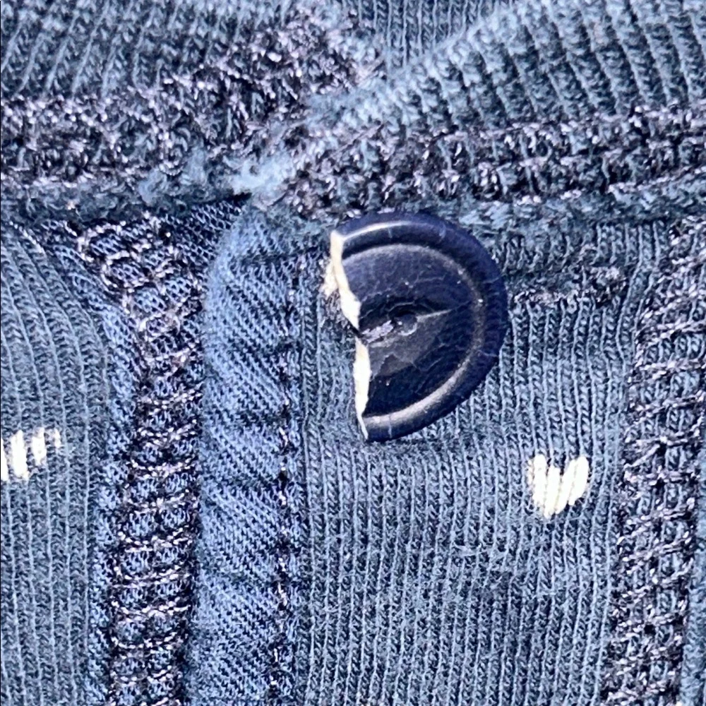 Vintage Polo Ralph Lauren Blue Reindeer Crewneck Sweater - Picture 5 of 12
